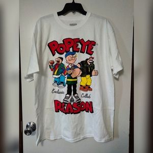 Reason Popeye Exclusive Collab T-shirt X-Large